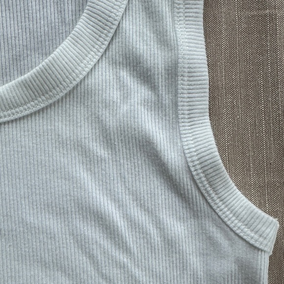 Universal Thread White Ribbed Tank Top - Picture 3 of 3
